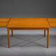 Danish extendable dining table in teak by Henning Kjærnulf for Vejle Møbelfabrik, 1960s