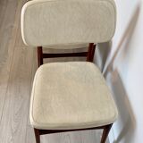 Wooden and skai chairs