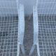 Lot de deux chaises en metal