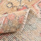 4x8 Red Geometric Turkish Rug 127x247Cm SK 22752