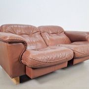 DS101 2-Seater Sofa in Leather from de Sede, 1970s