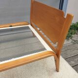 Bow Wood bed 190x80 Daybed Steiner 1950
