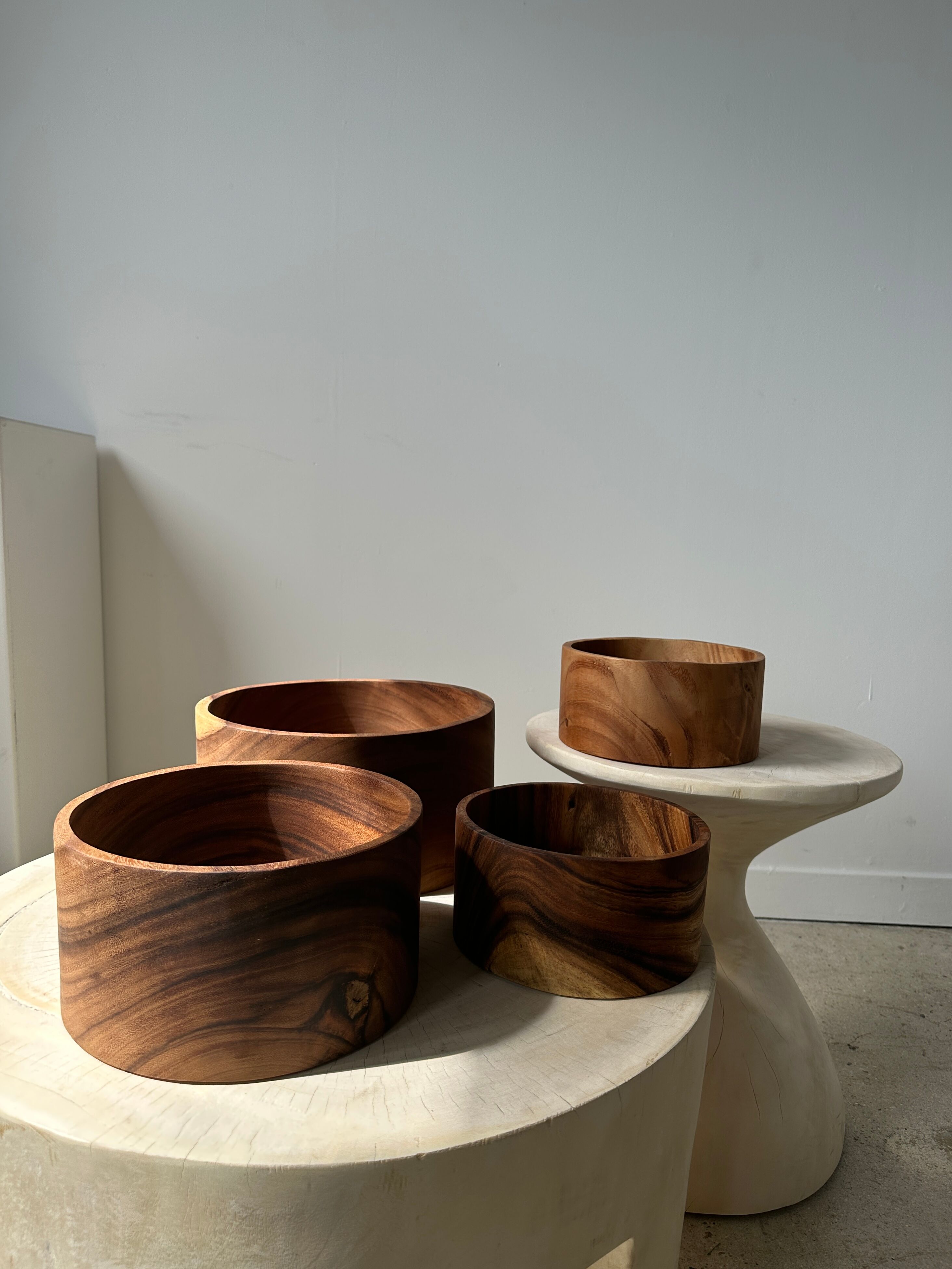 Monoxyl teak cup h:15 d:30