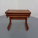 Danish Teak Nesting Tables from Salin Nyborg, 1960s, Set of 3