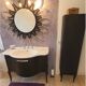 Bathroom furniture - ceramica globo preastum - dark walnut