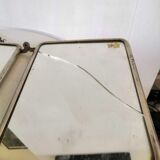 Triptych mirror of Barbier Mirclair design 60s