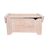 Antique Hand-Crafted Beech Trunk