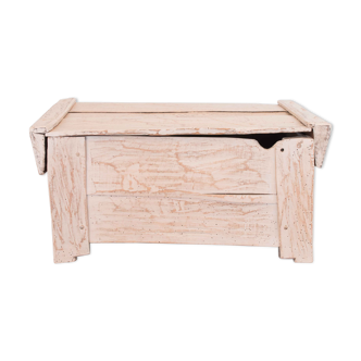 Antique Hand-Crafted Beech Trunk