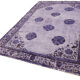Hand-knotted antique oriental 1970s 216 cm x 320 cm purple carpet