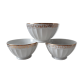 Trio of Longchamp bowls 50-60s