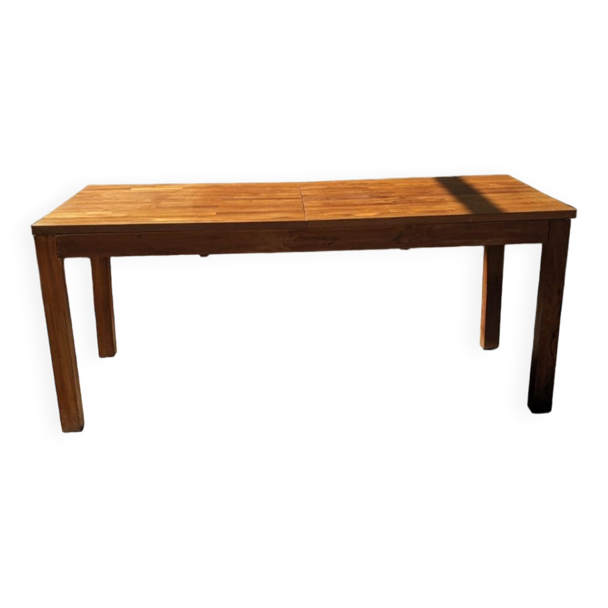 Large dining table with extension