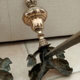 18th Century Dolphin Andirons