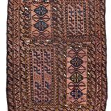 Antique carpet Afghan Baluch handmade 108cm x 144cm 1910s