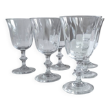 Service de 6 verres à pied