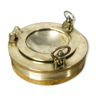 Brass and glass porthole ashtray