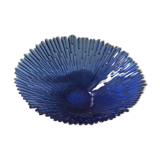 Cobalt blue glass dish