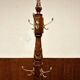 English mahogany coat rack