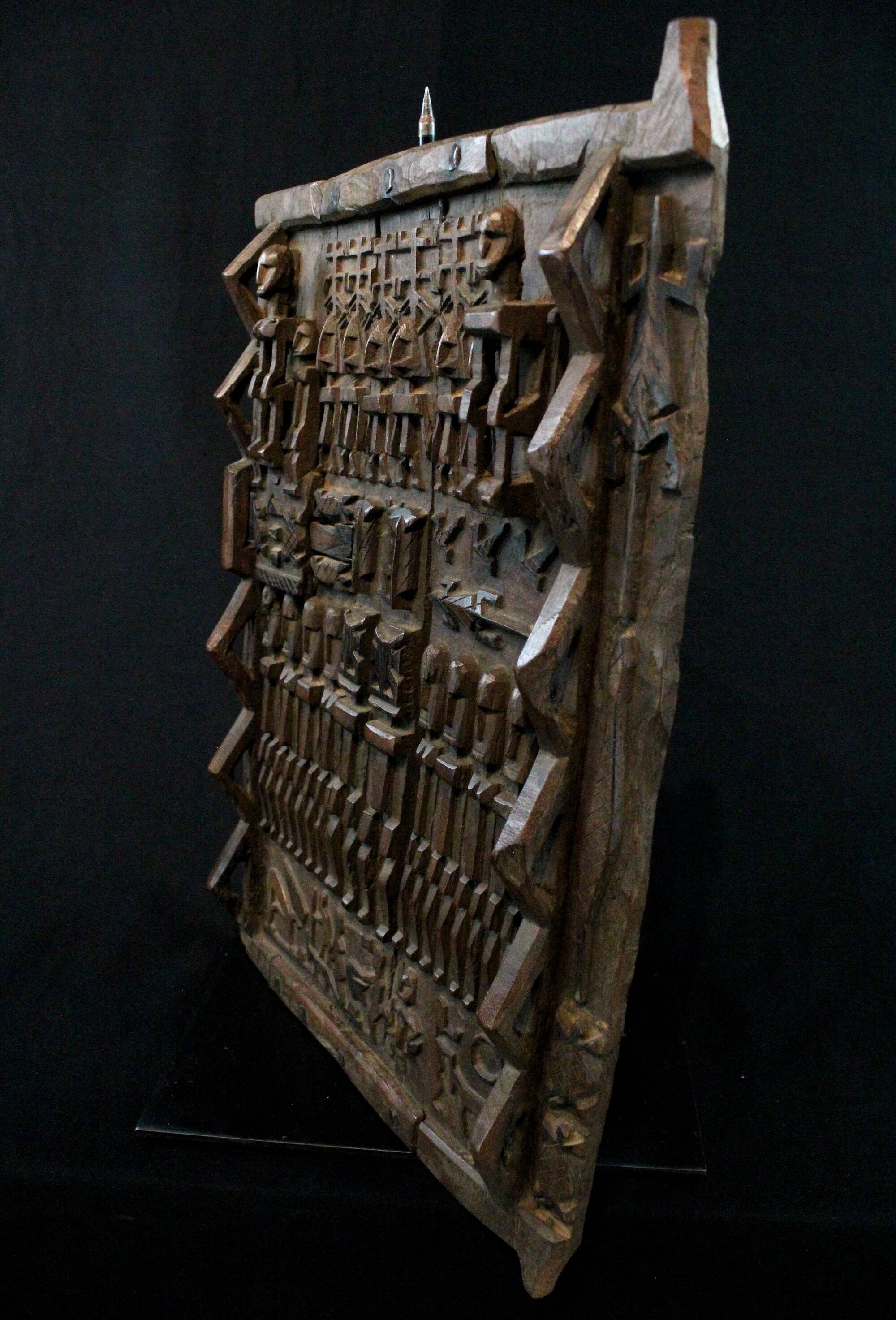 African Art Wall Decoration - Dogon Attic Door - Mali
