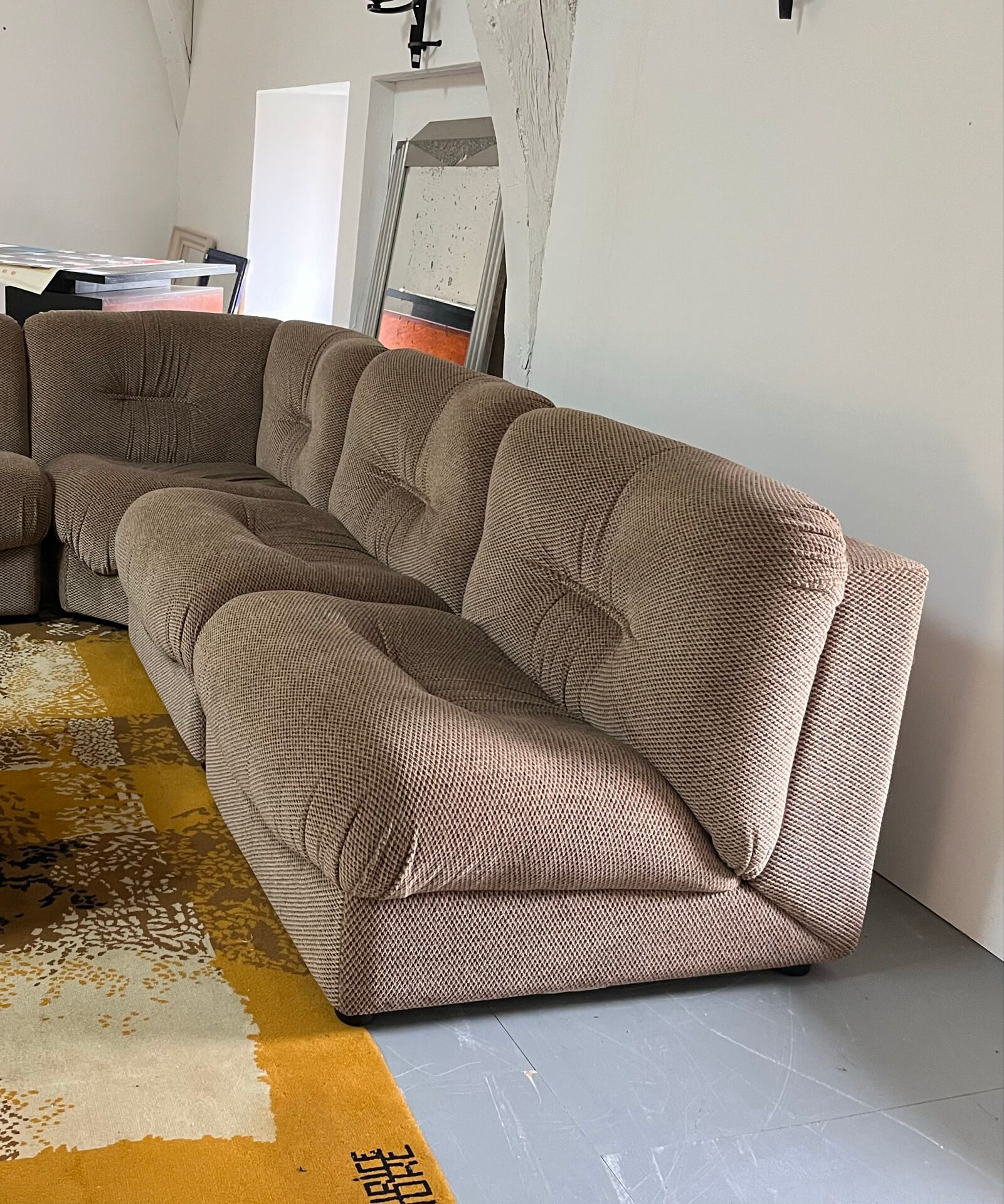 Modular corner sofa 1970s Italy