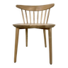 Chaise en bois naturel à barreaux courts