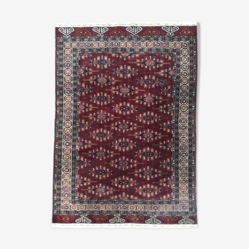 Carpet former Turkmen Afghan done hand 137 X 198 CM