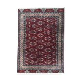 Tapis ancien Turkmen Afghan fait main 137X198 CM
