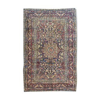 Tapis ancien persan Kirman fin 140x218 cm