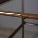 VINTAGE 1960S FOOD TROLLEY IN WOOD AND GLASS, ITALIAN DESIGN