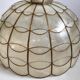 Vintage mother-of-pearl hanging lamp