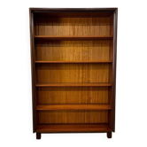 Vintage wooden shallow shelf/display case/bookcase
