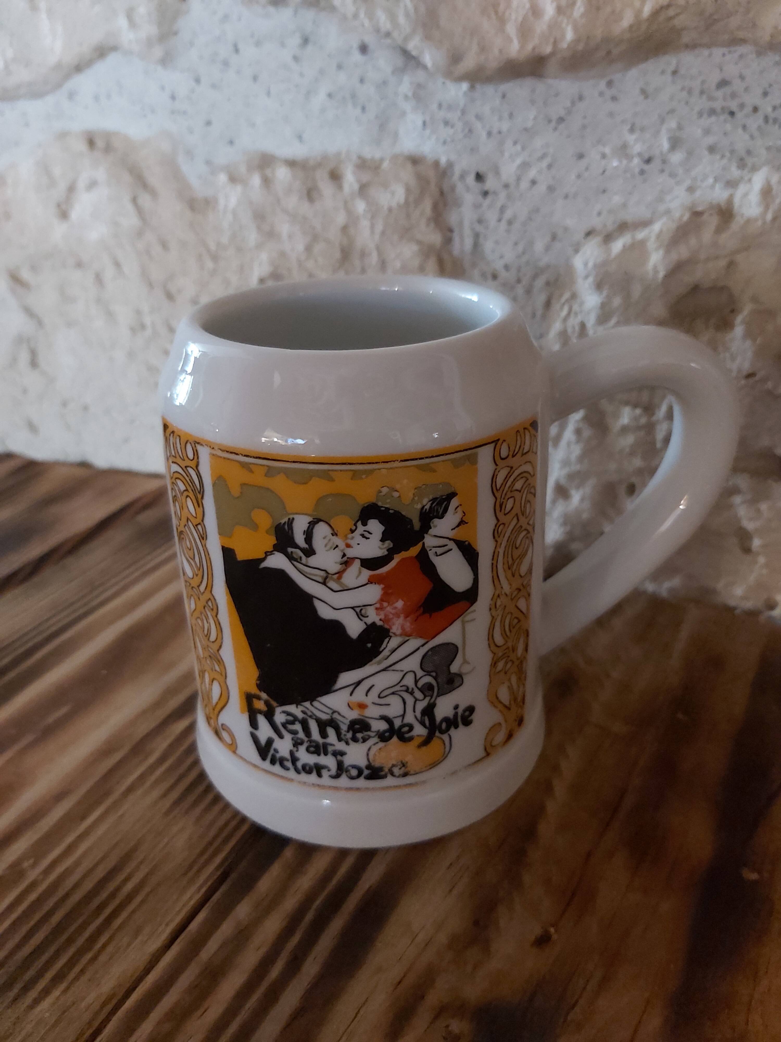 Beer mugs Porcelain by France Pillivuyt posters Toulouse Lautrec