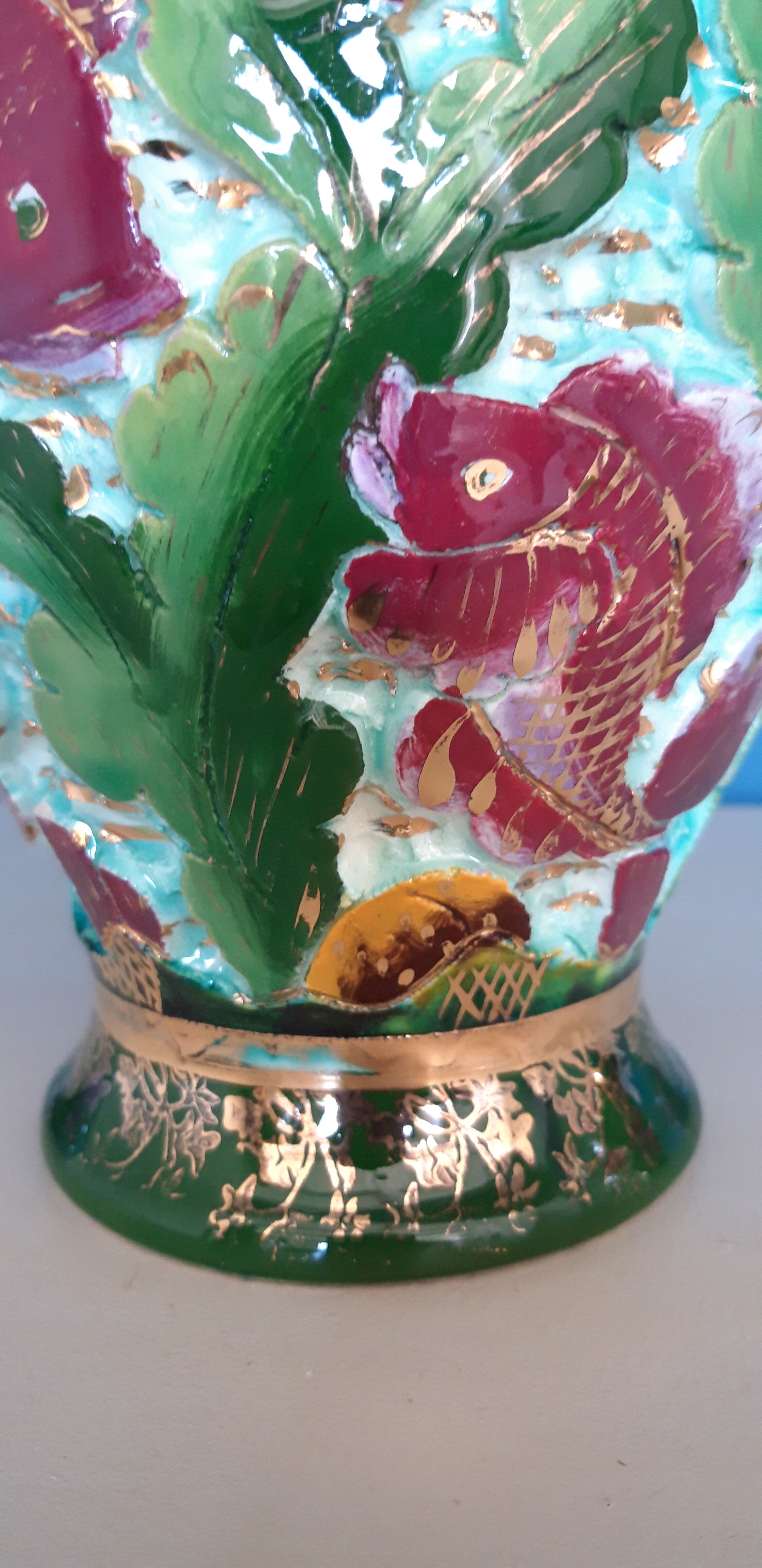 Pair of ceramic vases from Monaco from the 1950s