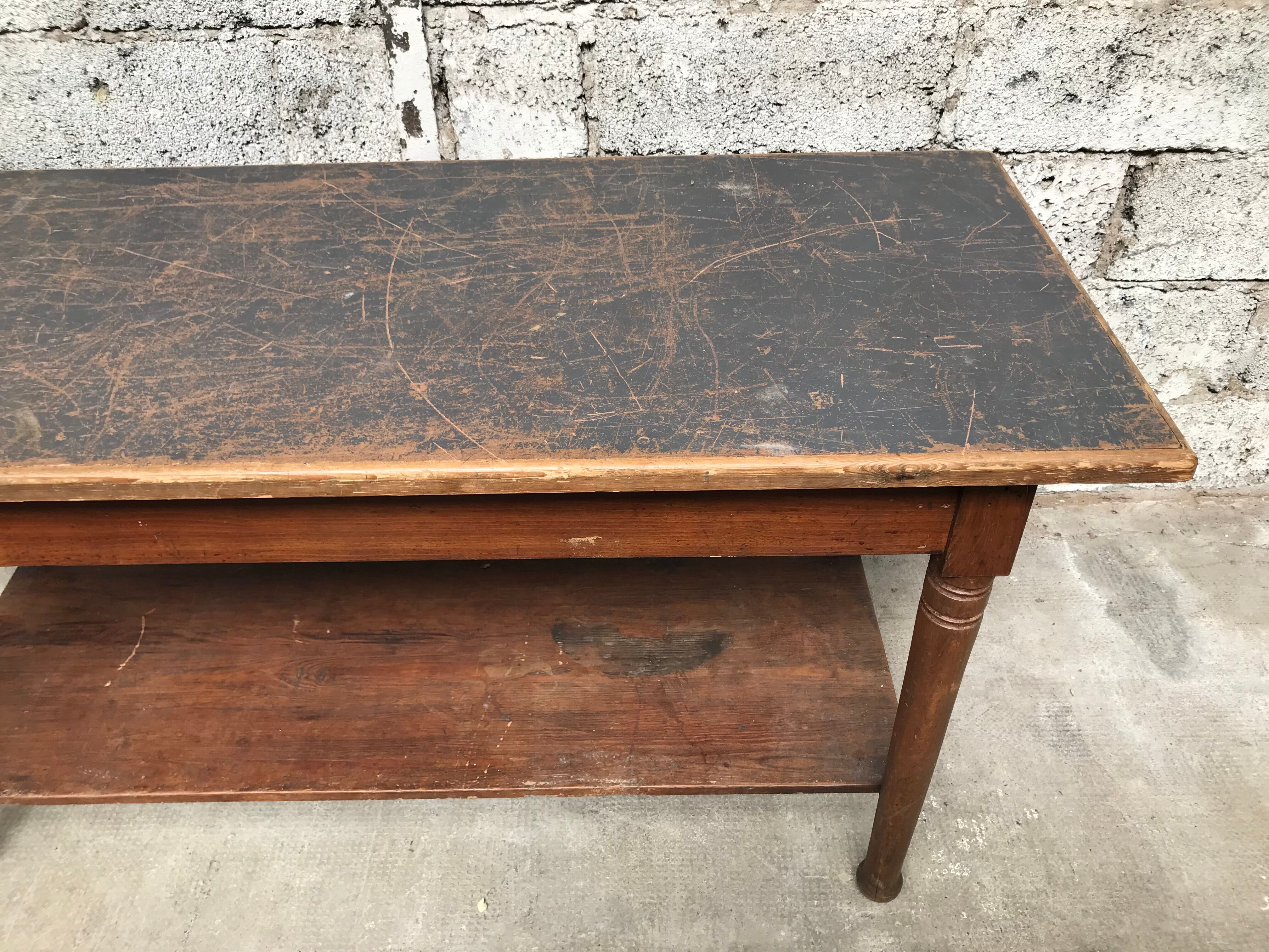 Old draper table early twentieth century