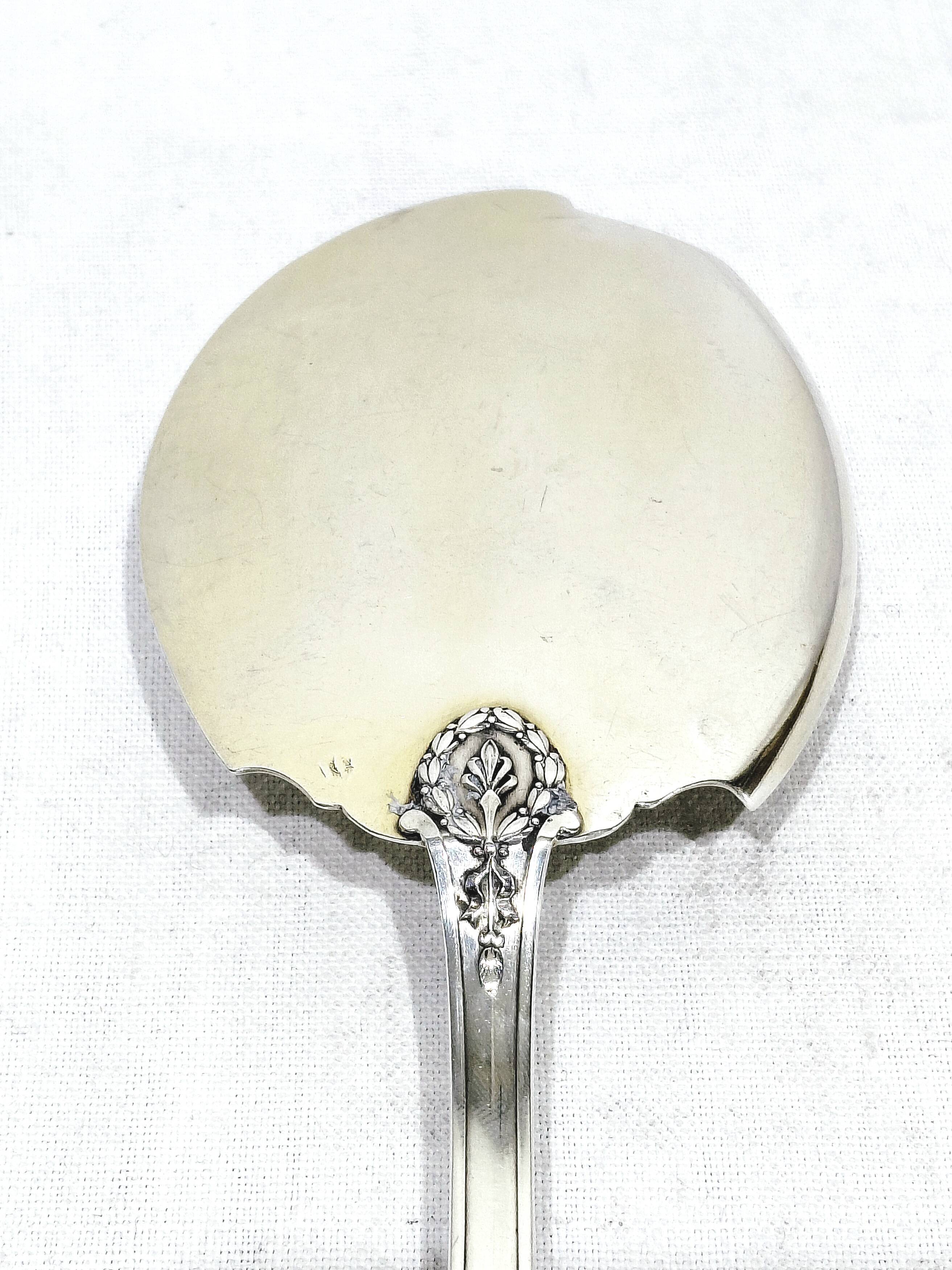 Ravinet Denfert - couverts de service a glace argent et vermeil