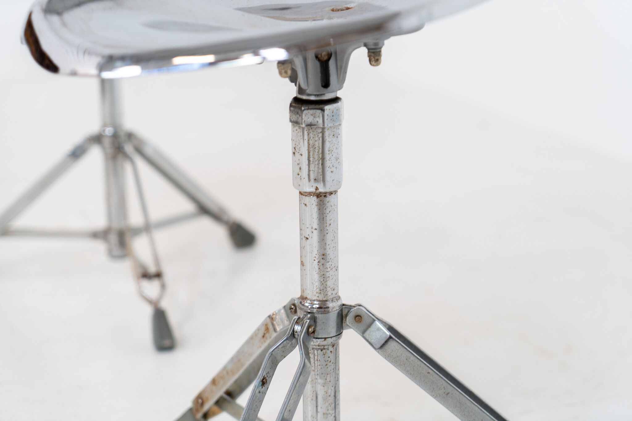 Rare pair of Dulton stools by Yasu Satamoto