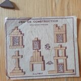 French architecture wooden construction game