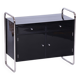 Bauhaus cabinet in chrome steel by R. Slezák, Czech, 1930s