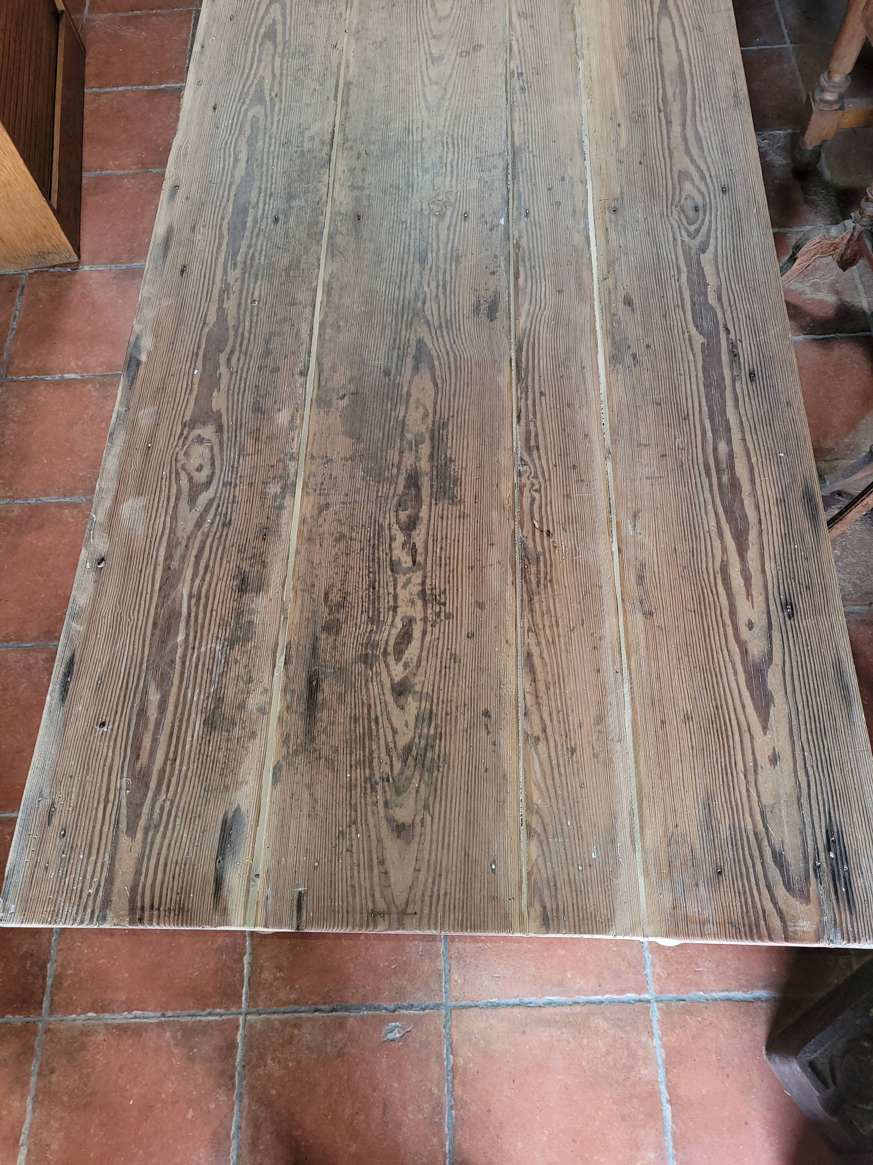 Old farmhouse table
