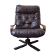 Leather recliner