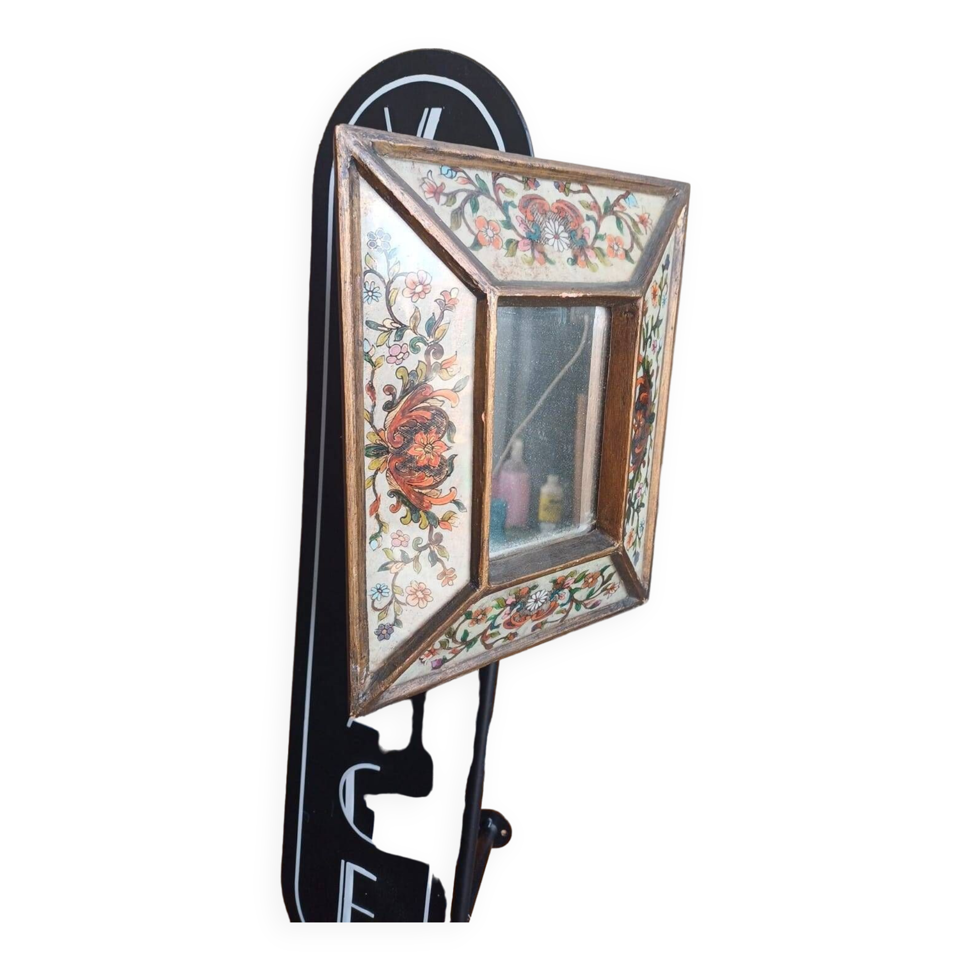 mirror frame and glass painting