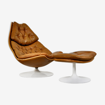 F510 chair and ottoman, Geoffrey Harcourt pour Artifort 1960