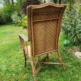 Rattan armchair
