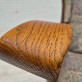 Années 1960, design danois, fauteuil à dossier haut par Regan Møbelfabrik, Aarhus, état d'origine.