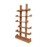 Brutalist oak mid-century dutch shelf