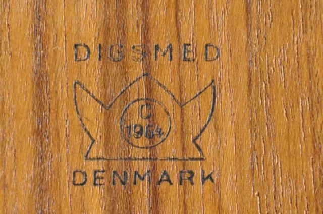 Turntable scandinavian teak Digsmed made in Denmark 60s