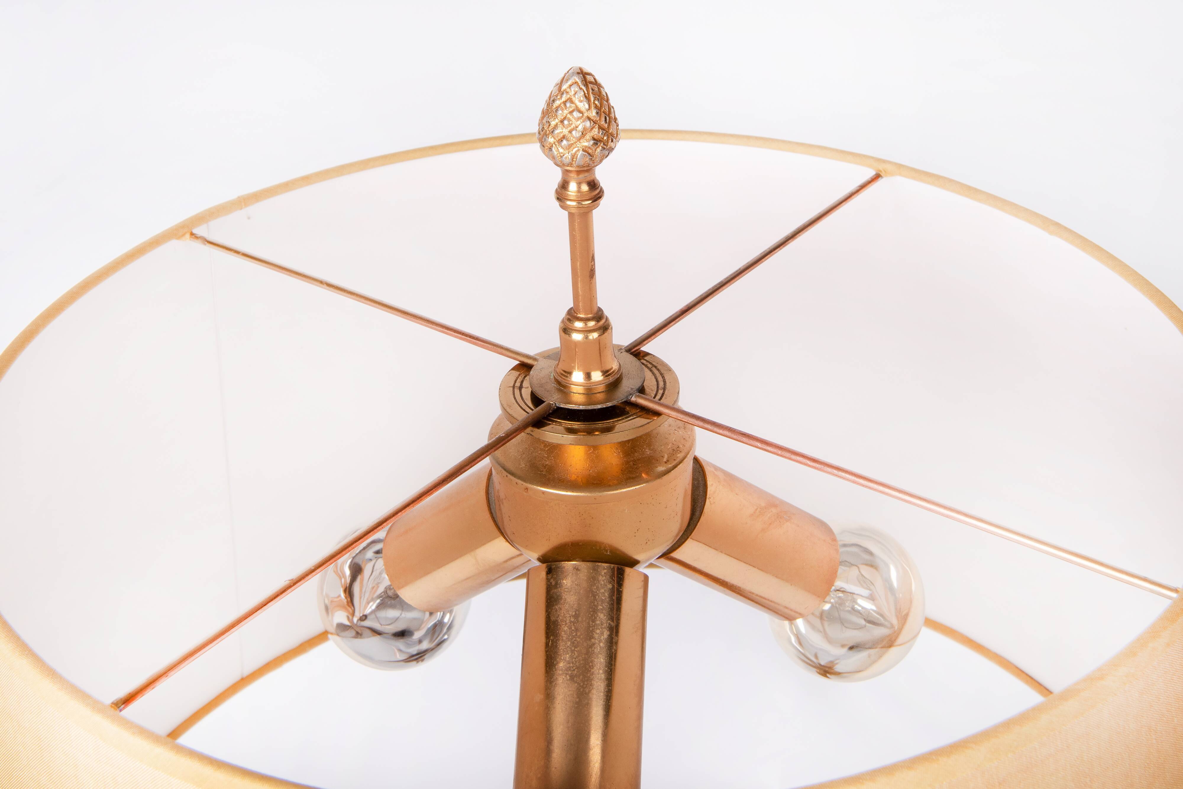 Brass table lamp