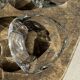 Set of 14 triangular glass ashtrays D13