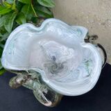 Multilayer glass bag cup with metal oxide inclusions - XXth