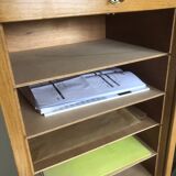 Wooden curtain filing cabinet