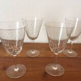 Service verres cristal.